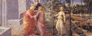 Fra Filippo Lippi The Meeting of Joachim and Anna at the Golden Gate oil painting